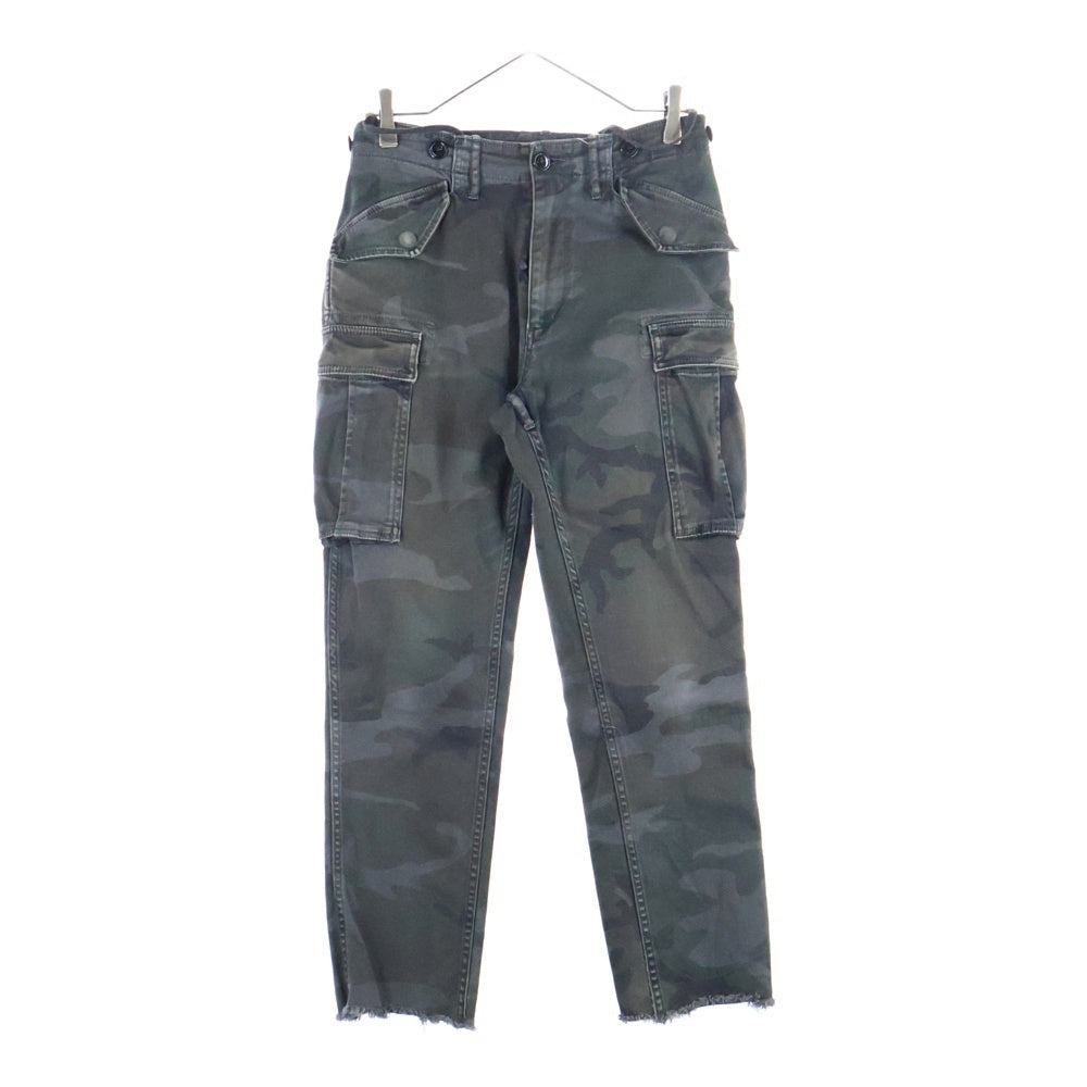 RON HERMAN(ロンハーマン) マルチポケット カモフラ柄 カーゴパンツ カーキ/ブラウン RH-18AW-003