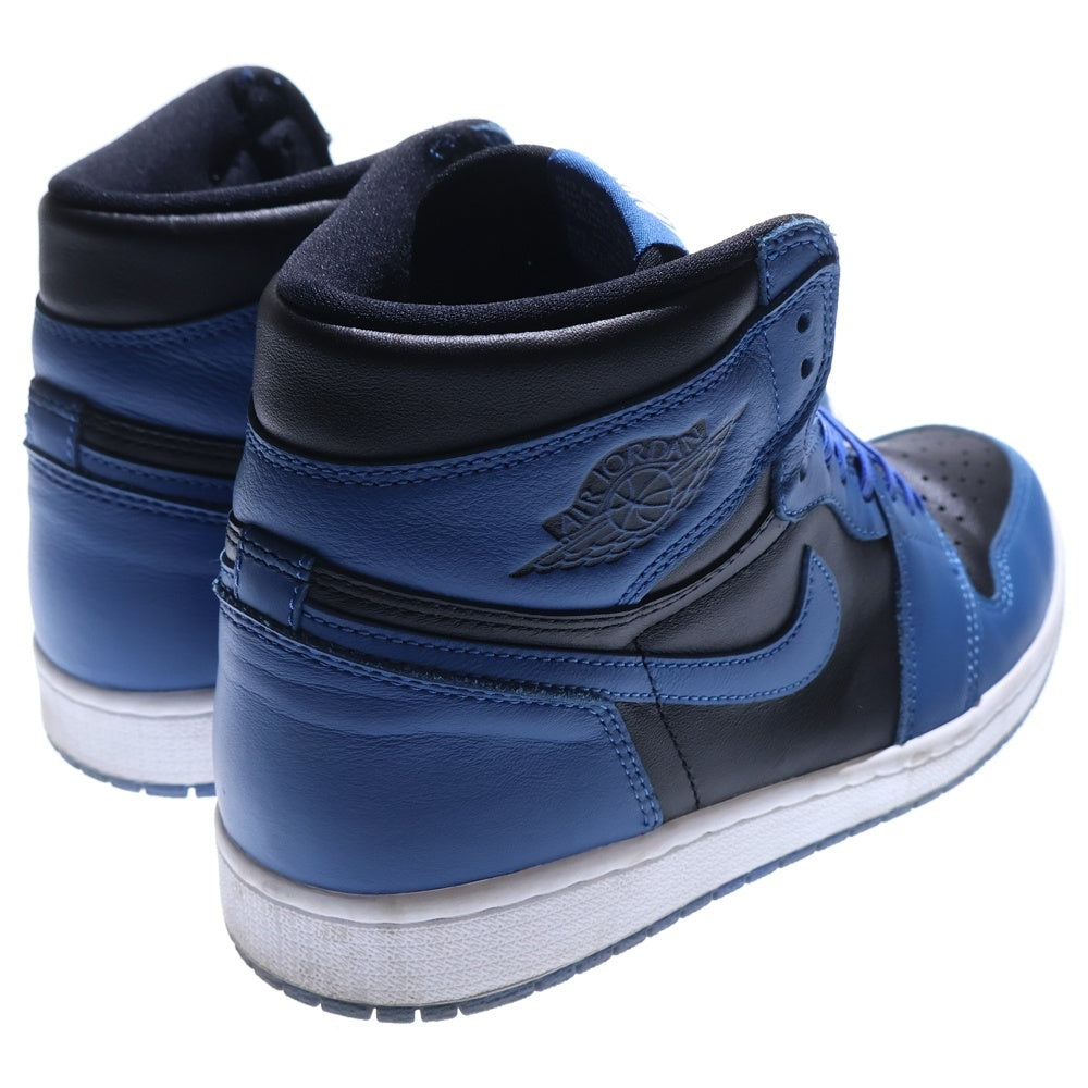 NIKE(ナイキ) AIR JORDAN 1 RETRO HIGH OG DARK MARINA BLUE エアジョーダン1 レトロ ダークマリーナブルー ハイカットスニーカー ブラック/ブルー US9/27cm 555088-404