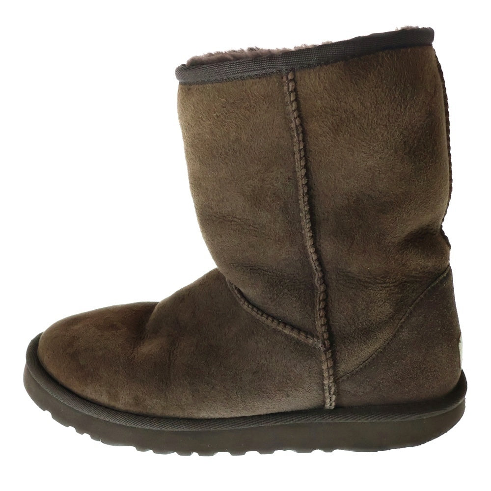 UGG(アグ) クラシック ショート ムートンブーツ ブラウン US7/24.0cm 5825