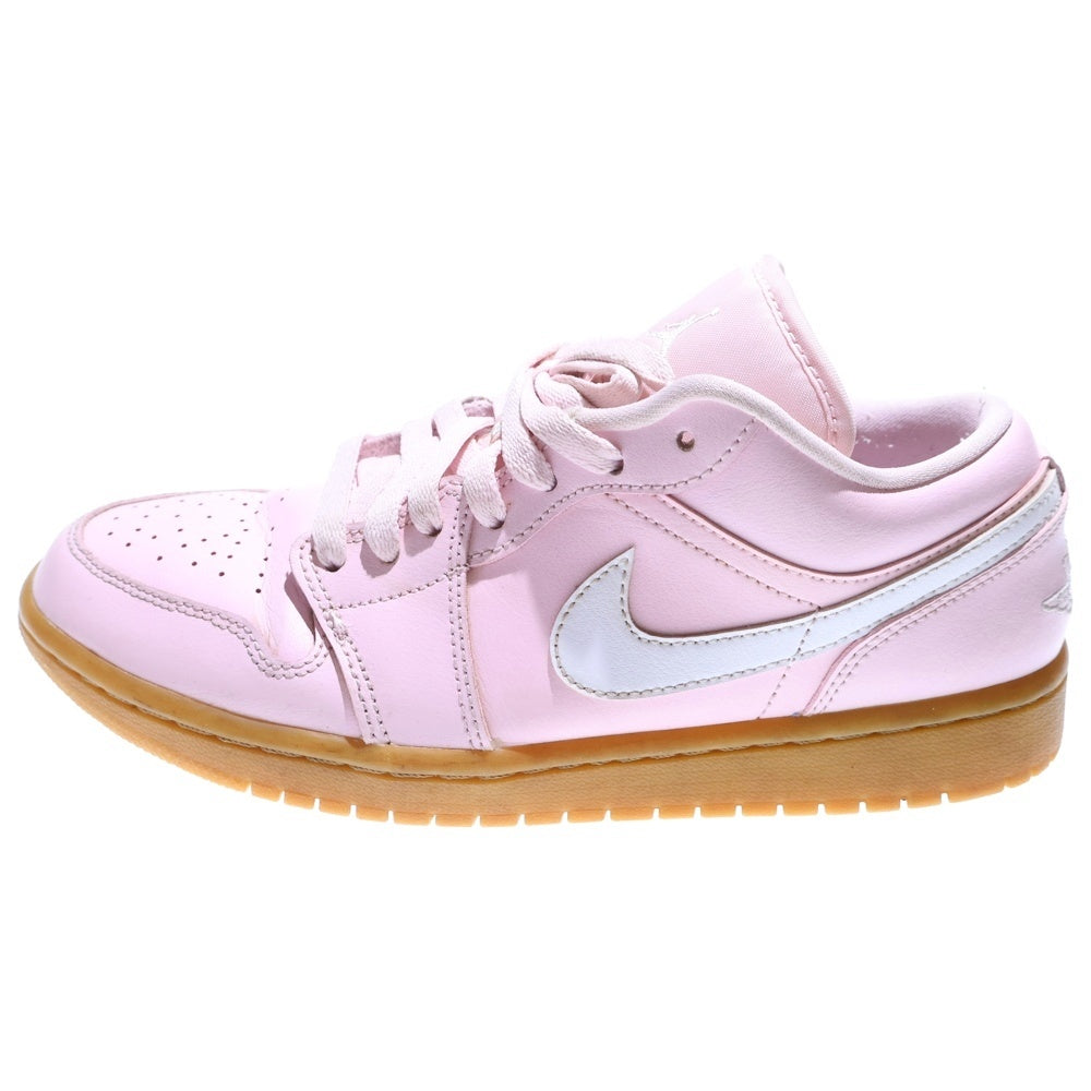 NIKE(ナイキ) WMNS AIR JORDAN 1 LOW ARCTIC PINK GUM LIGHT BROWN エアジョーダン ローカットスニーカー ピンク US9/26.0cm DC0774-601