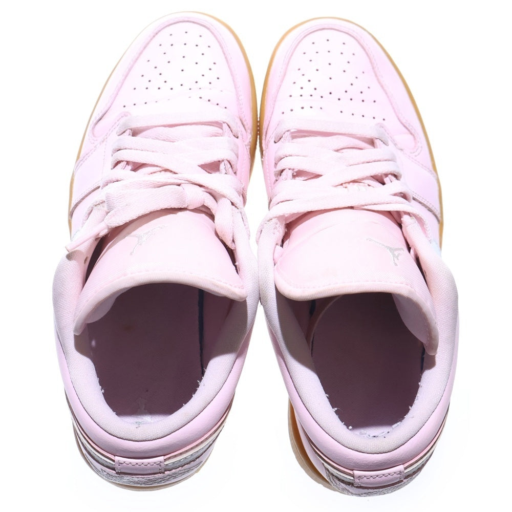 NIKE(ナイキ) WMNS AIR JORDAN 1 LOW ARCTIC PINK GUM LIGHT BROWN エアジョーダン ローカットスニーカー ピンク US9/26.0cm DC0774-601