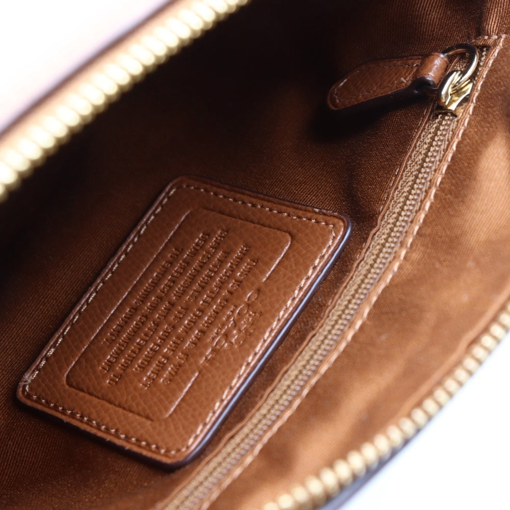 COACH(コーチ) MINI BENNETT SATCHEL ミニベネット サッチェル 2WAYレザーハンドバッグ ショルダー ブラウン F36624