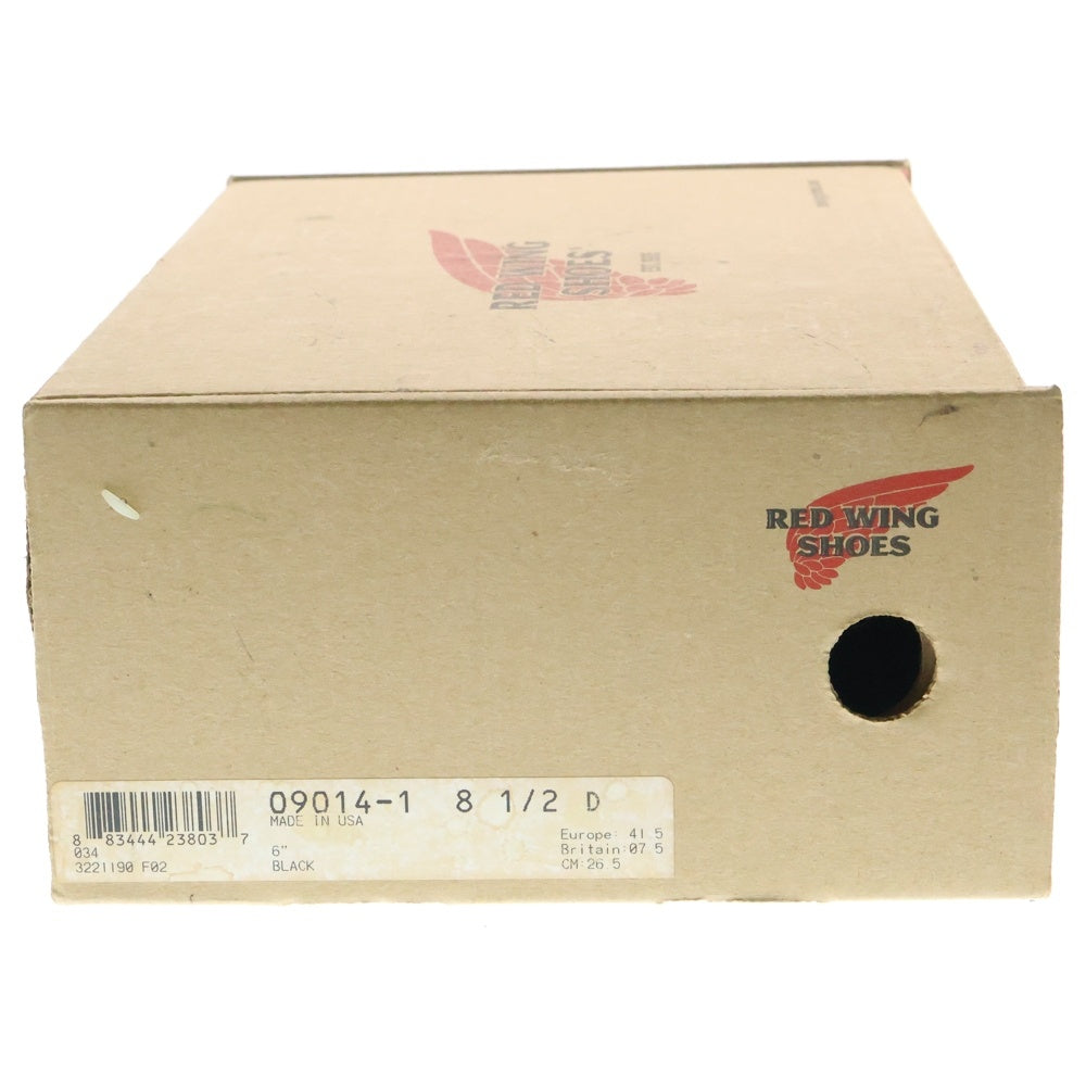 RED WING(レッド ウイング) BECKMAN ベックマン レースアップ ハイカットブーツ ブラック 9014