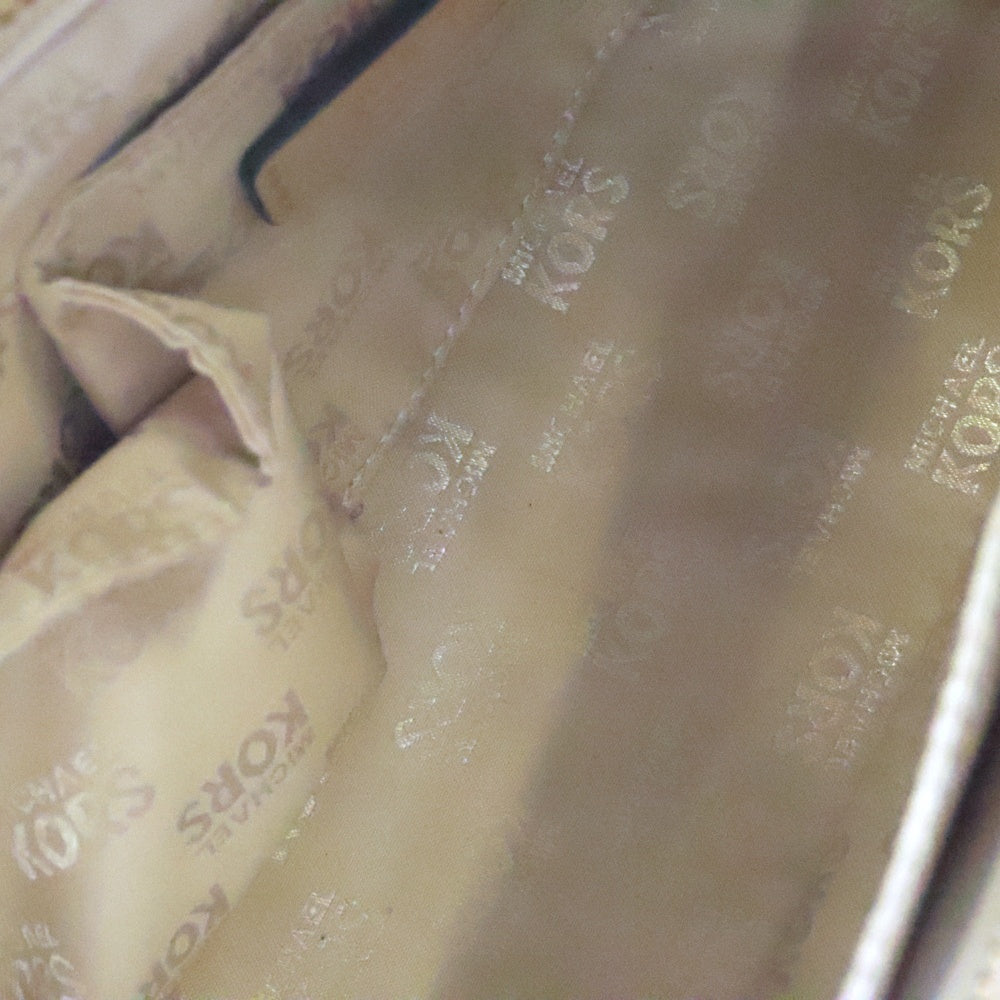 MICHAEL KORS(マイケルコース) HAMILTON ハミルトン トラベラー ミディアム トップジップ メッセンジャー ショルダーバッグ ベージュ 35F7GHXM2L