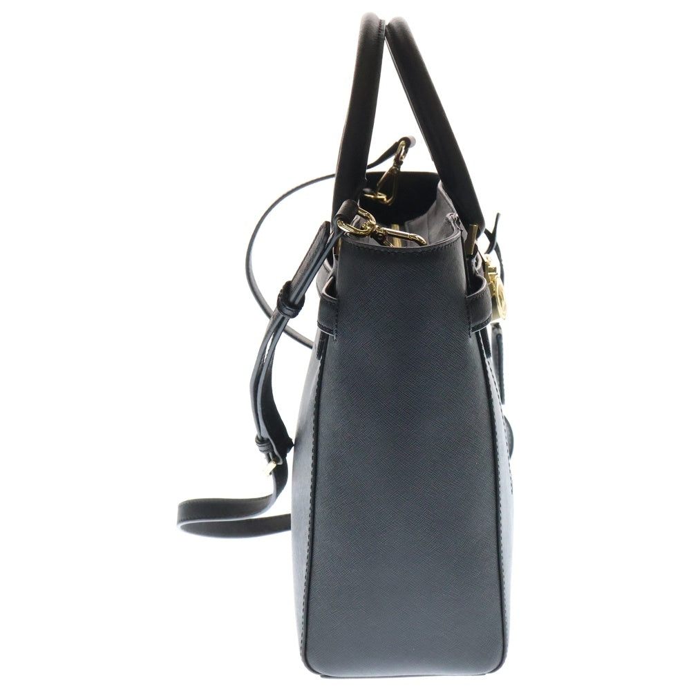 MICHAEL KORS(マイケルコース) HAMILTON ハミルトン サッチェル 2WAY ハンドバッグ ブラック 35F7GHXT3L