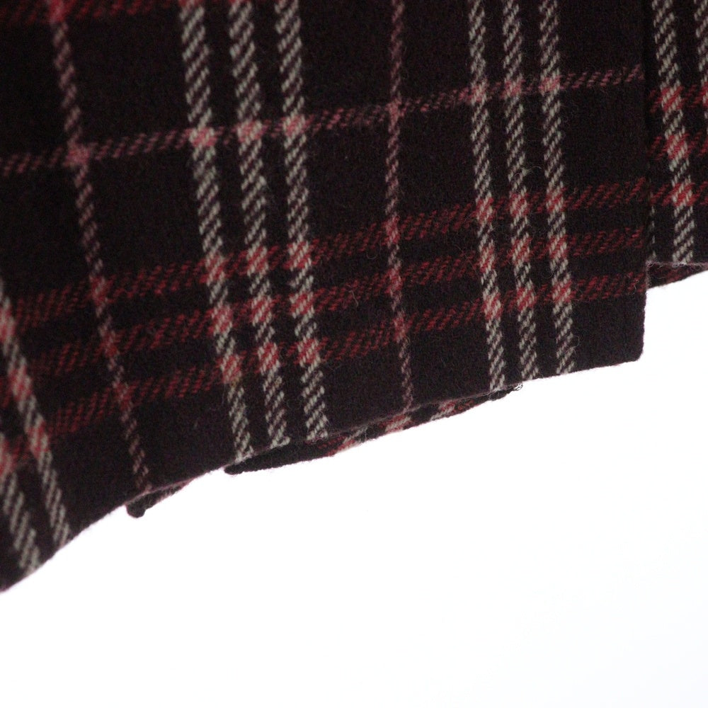 BURBERRY BLUE LABEL(バーバリーブルーレーベル) チェック柄 スカート バーガンディ