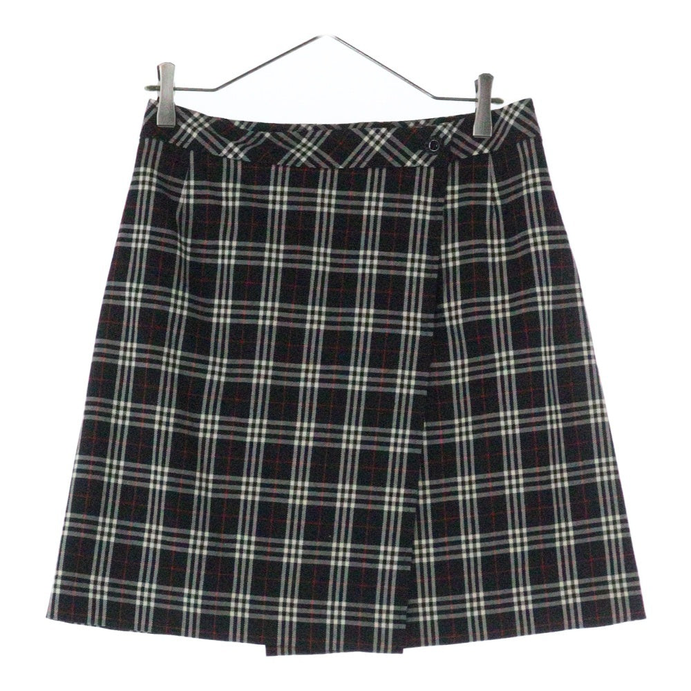 BURBERRY BLUE LABEL(バーバリーブルーレーベル) チェック柄 スカート ブラック レディース