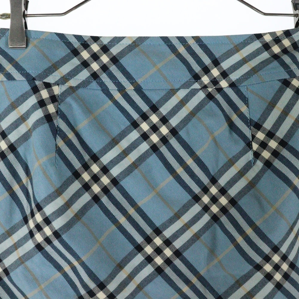 BURBERRY BLUE LABEL(バーバリーブルーレーベル) チェック柄 スカート ブルー