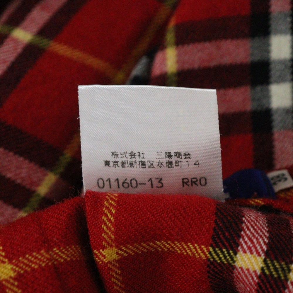 BURBERRY BLUE LABEL(バーバリーブルーレーベル) チェック柄 スカート レッド
