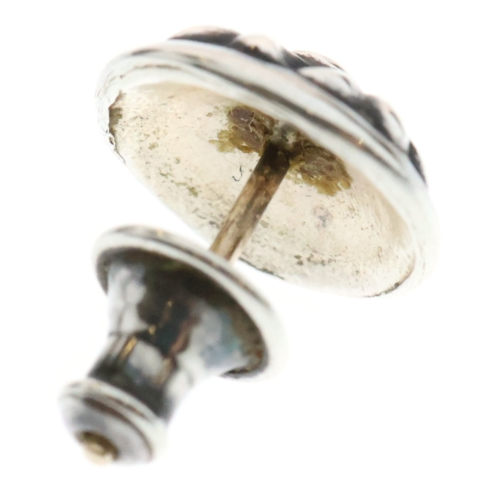 CHROME HEARTS(クロムハーツ) STUD CRSBLL クロスボールスタッドピアス シルバー BCA110