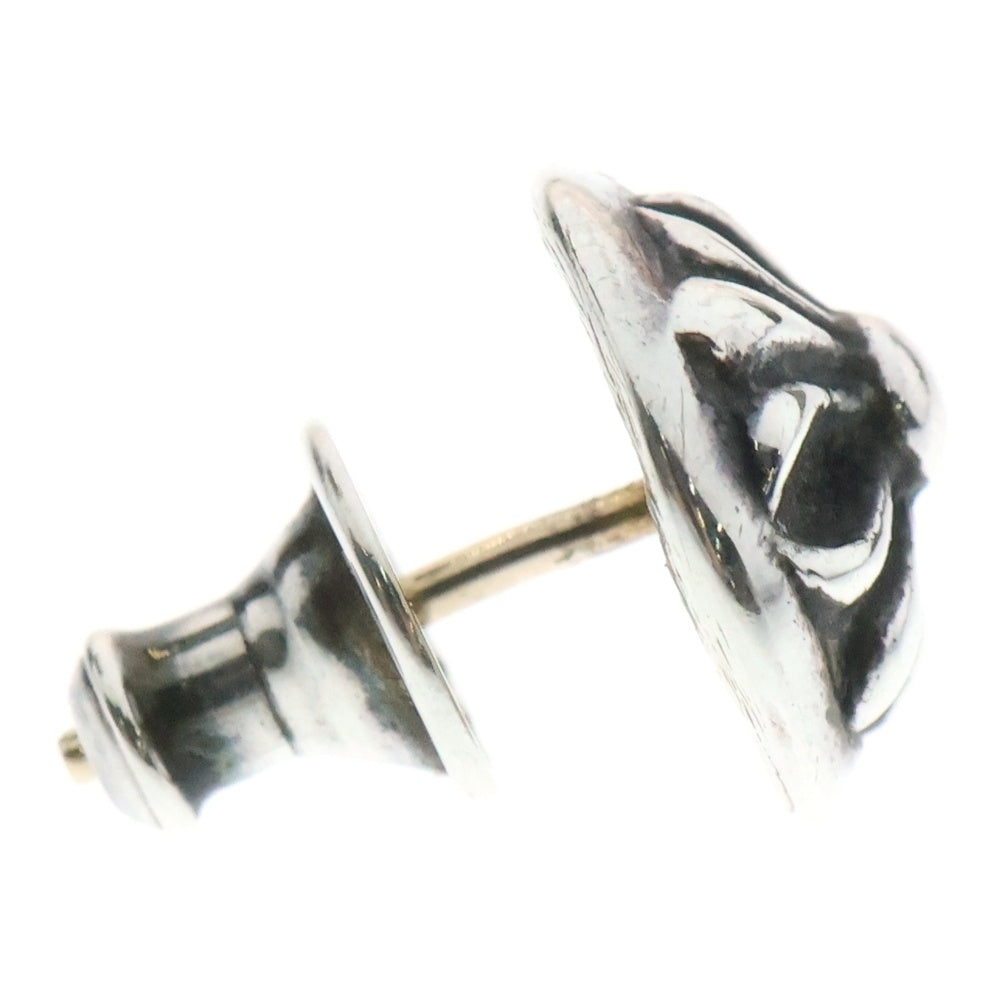 CHROME HEARTS(クロムハーツ) STUD CRSBLL クロスボールスタッドピアス シルバー BCA110