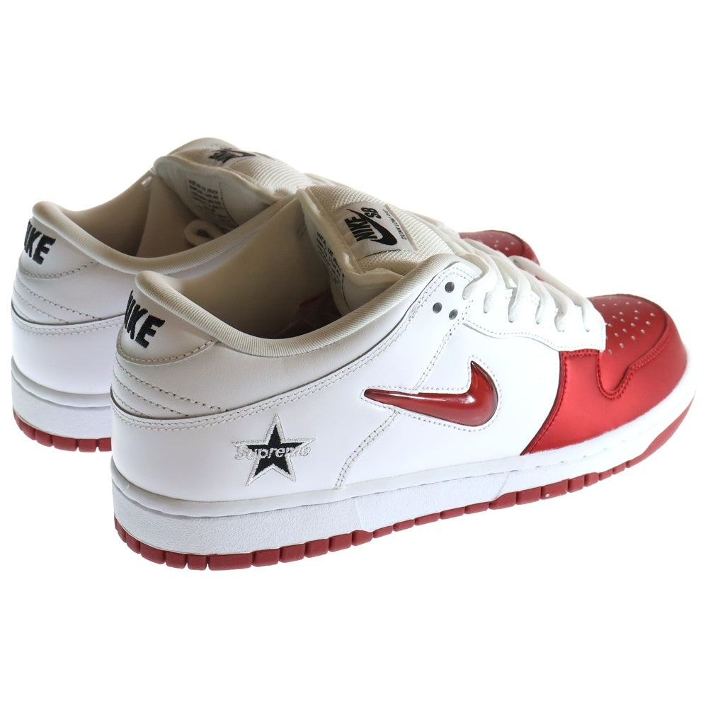 NIKE SB(ナイキエスビー) 19AW ×SUPREME DUNK LOW VARSITY RED WHITE シュプリーム ダンク バーシティレッド ローカットスニーカー US9.5/27.5cm CK3480-600