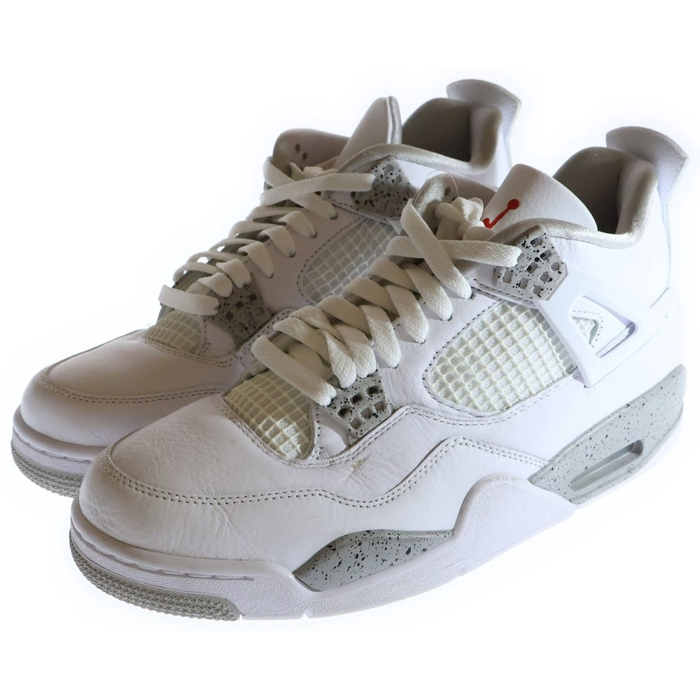 NIKE(ナイキ) AIR JORDAN 4 RETRO エアジョーダン 4 レトロ ハイカットスニーカー シューズ ホワイト US9/27.0cm CT8527-100