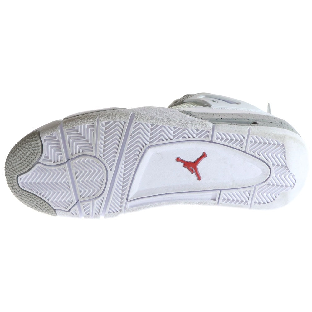 NIKE(ナイキ) AIR JORDAN 4 RETRO エアジョーダン 4 レトロ ハイカットスニーカー シューズ ホワイト US9/27.0cm CT8527-100