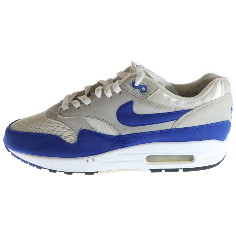 NIKE(ナイキ) 2017年製 AIR MAX 1 Anniversay Royal アニバーサリー ロイヤル ローカットスニーカー ホワイト ブルー US9/27.0cm 908375-102