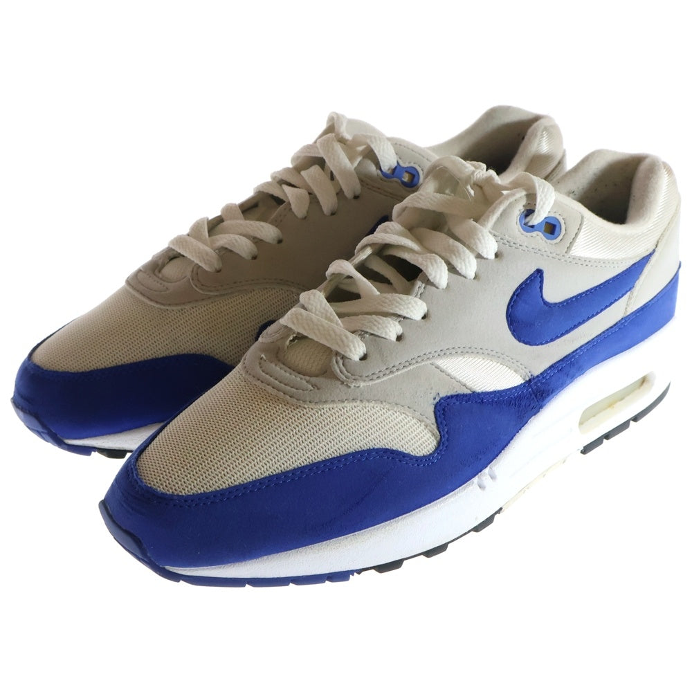 NIKE(ナイキ) 2017年製 AIR MAX 1 Anniversay Royal アニバーサリー ロイヤル ローカットスニーカー ホワイト ブルー US9/27.0cm 908375-102