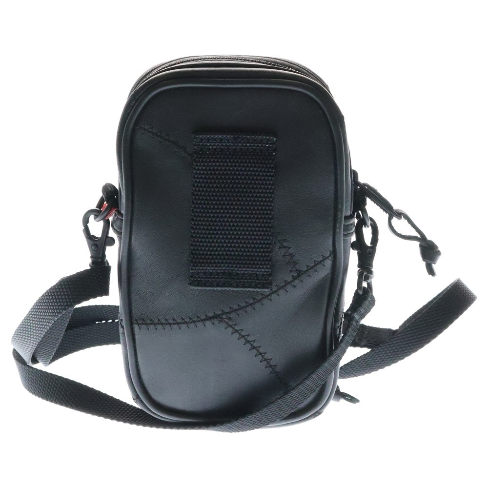 SUPREME(シュプリーム) 19AW Patchwork Leather Shoulder Bag パッチワーク レザー ショルダーバッグ ブラック