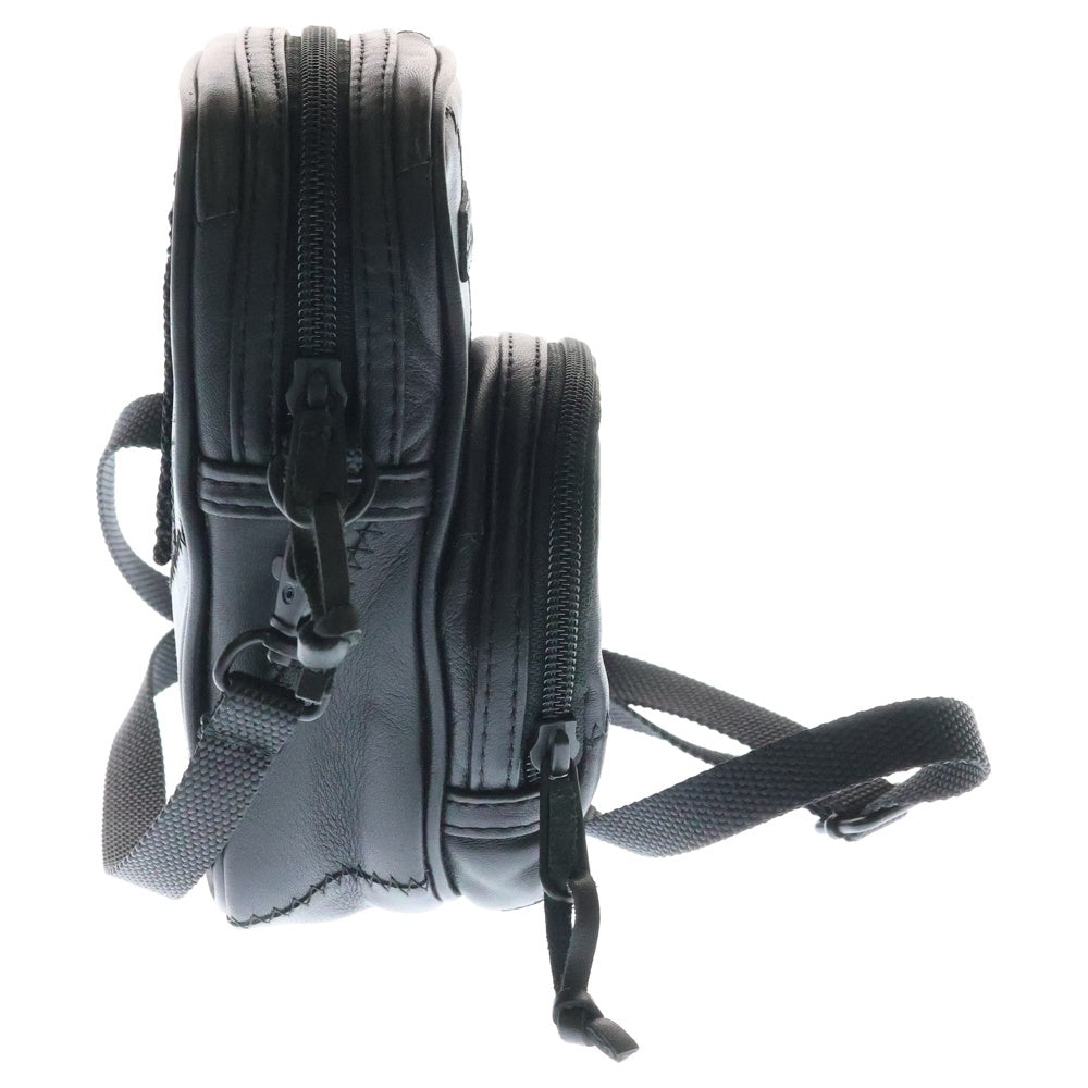 SUPREME(シュプリーム) 19AW Patchwork Leather Shoulder Bag パッチワーク レザー ショルダーバッグ ブラック