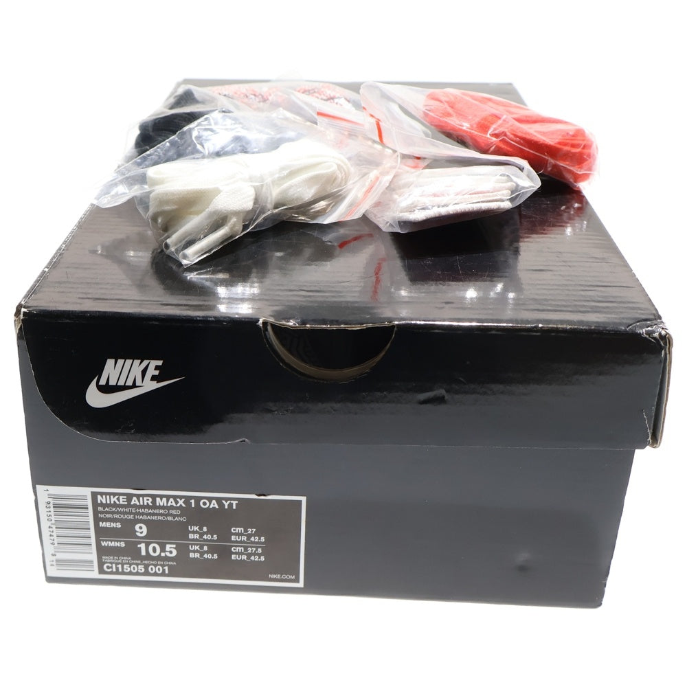 NIKE(ナイキ) Air Max 1 OA YT Tokyo Maze ブラック/ホワイト US9/27cm CI1505-001
