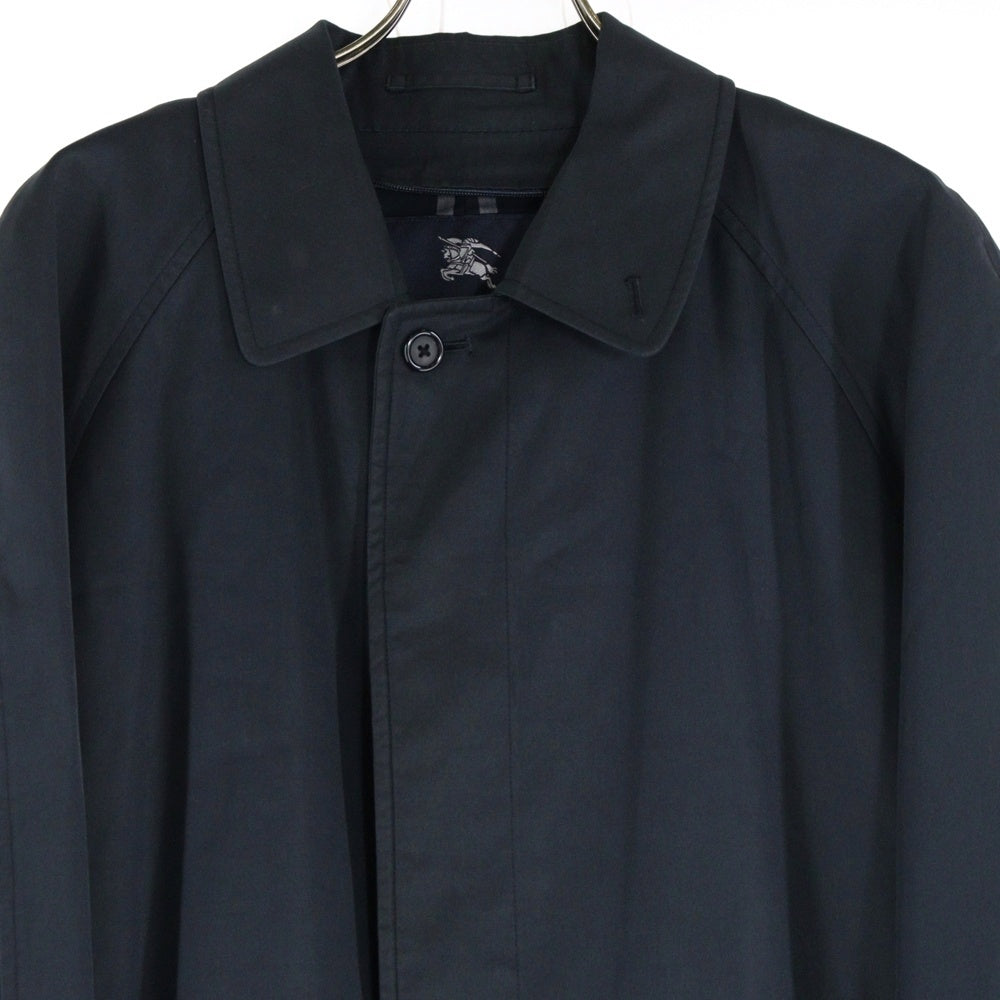 BURBERRY LONDON(バーバリーロンドン) ノバチェック ステンカラー ロングコート ブラック BBB55-970-29