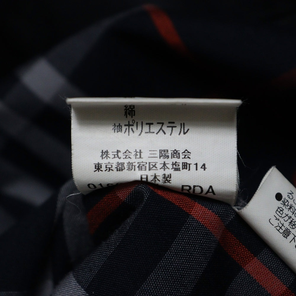 BURBERRY LONDON(バーバリーロンドン) ノバチェック ステンカラー ロングコート ブラック BBB55-970-29