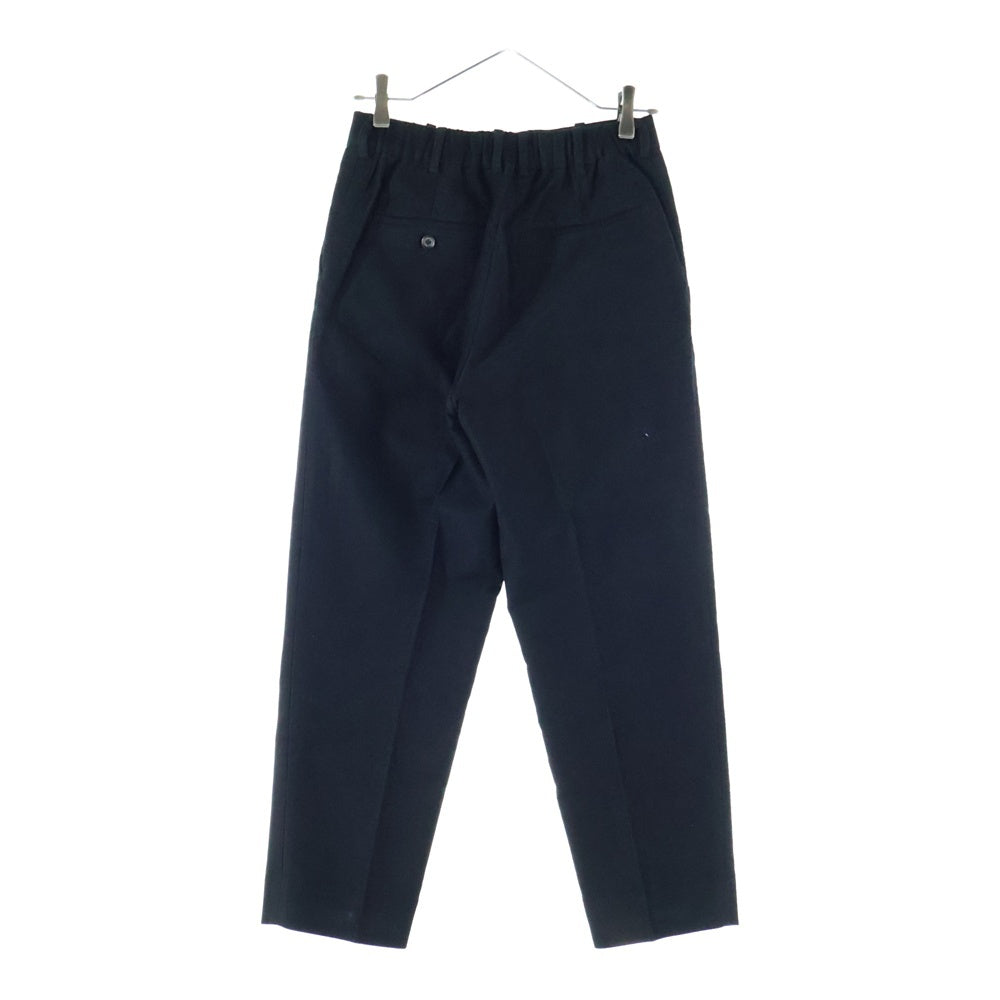 MARKAWARE(マーカウェア) PLEAT FRONT PEGTOP タック スラックスパンツ ブラック A20C-05PT01C