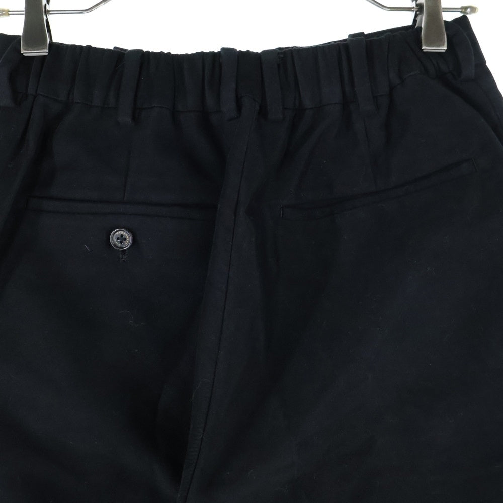 MARKAWARE(マーカウェア) PLEAT FRONT PEGTOP タック スラックスパンツ ブラック A20C-05PT01C