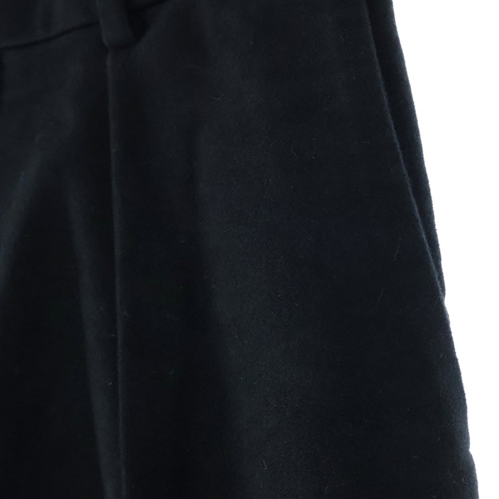 MARKAWARE(マーカウェア) PLEAT FRONT PEGTOP タック スラックスパンツ ブラック A20C-05PT01C