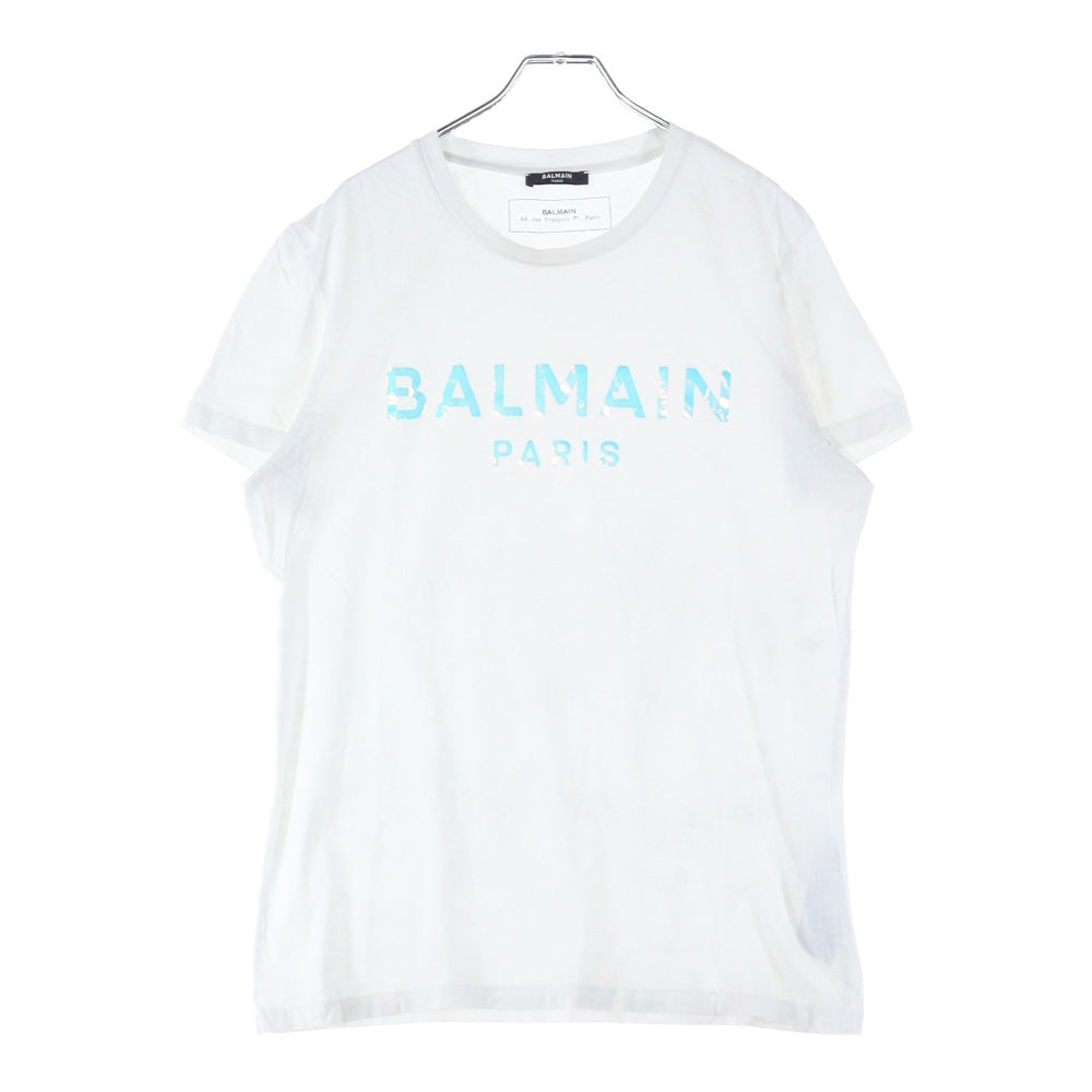 BALMAIN(バルマン) ミラージュロゴ Tシャツ 半袖カットソー ホワイト
