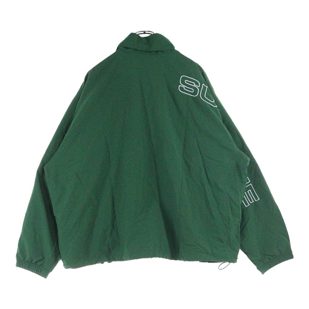 SUPREME(シュプリーム) 24AW Spellout Embroidered Track Jacket スペルアウト エンブロイダード トラックジャケット グリーン