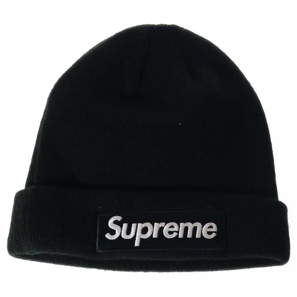 SUPREME(シュプリーム) 23AW New Era Box Logo Beanie ニューエラ ボックスロゴ ビーニー ニット帽 ブラック