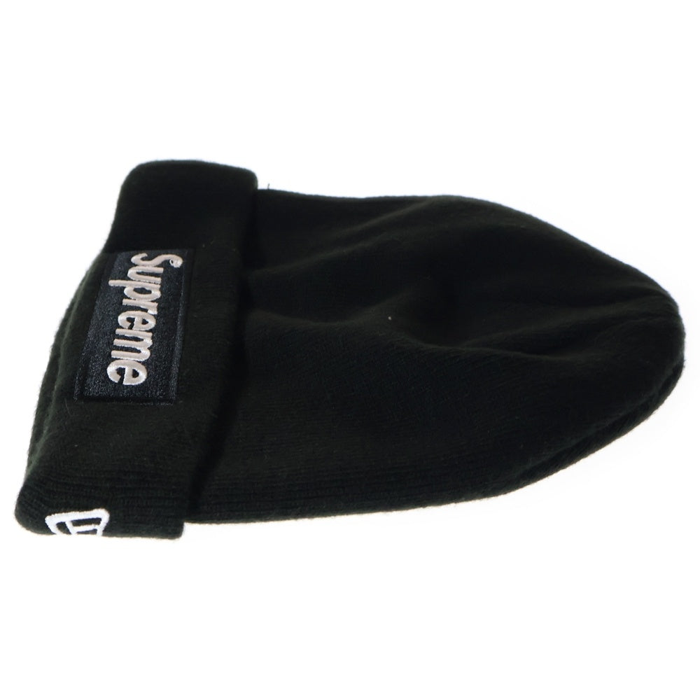 SUPREME(シュプリーム) 23AW New Era Box Logo Beanie ニューエラ ボックスロゴ ビーニー ニット帽 ブラック