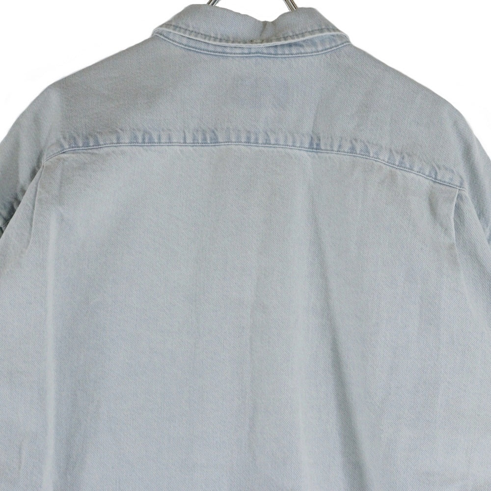 SUPREME(シュプリーム) 24SS Small Box Shirt Washed Denim スモールボックスロゴ ウォッシュドデニム 長袖シャツ ジャケット インディゴ
