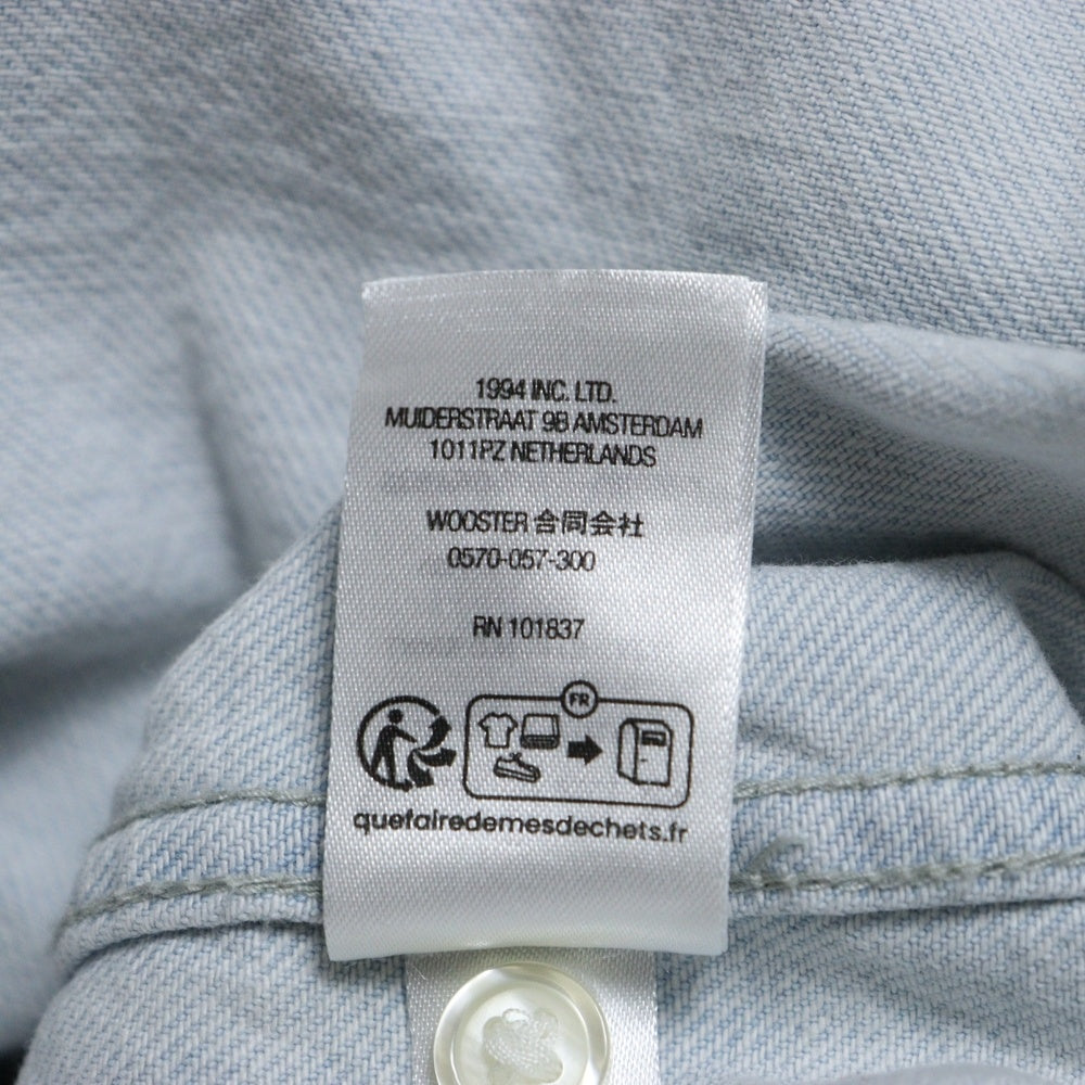 SUPREME(シュプリーム) 24SS Small Box Shirt Washed Denim スモールボックスロゴ ウォッシュドデニム 長袖シャツ ジャケット インディゴ