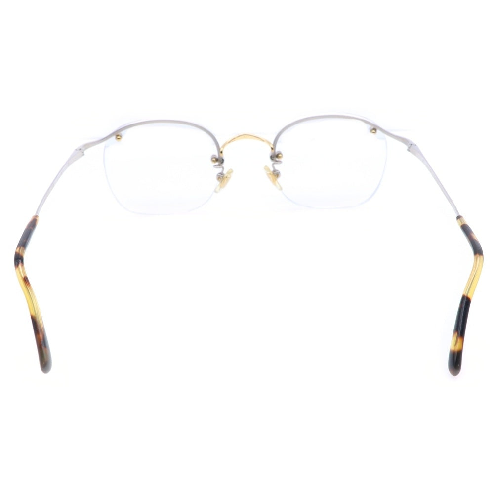 白山眼鏡店(ハクサンガンキョウテン) TITAN TWOPOINT BICOLOR チタン ツーポイント バイカラー アイウェア 眼鏡 メガネ シルバー ※度入り