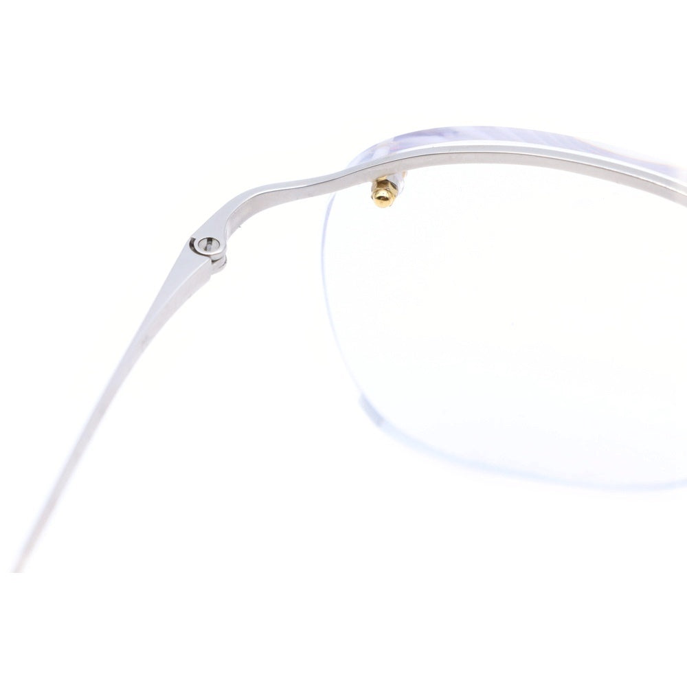 白山眼鏡店(ハクサンガンキョウテン) TITAN TWOPOINT BICOLOR チタン ツーポイント バイカラー アイウェア 眼鏡 メガネ シルバー ※度入り