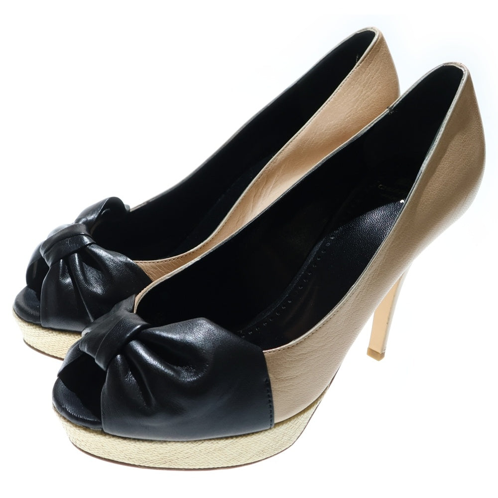 MOSCHINO(モスキーノ) Cheap&Chic チープ&シック ヒール パンプス ベージュ/ブラック 36 レディース