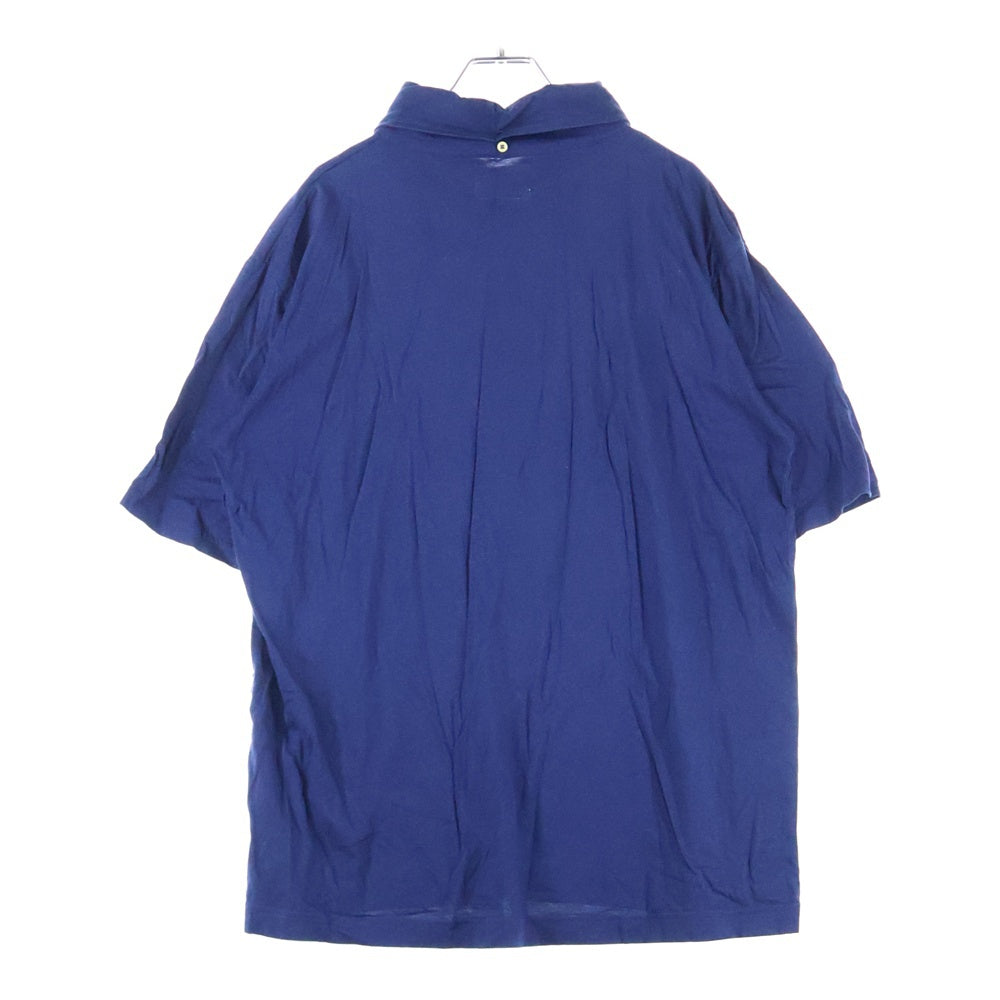 EVISU(エビス) カモメ ボタンダウン 半袖シャツ ポロシャツ ネイビー