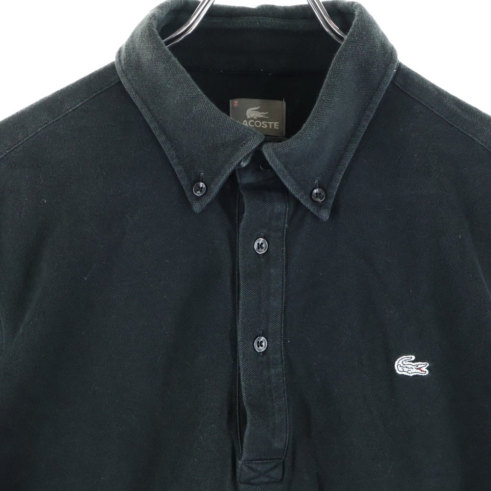 LACOSTE(ラコステ) ロゴ刺繍 ポロシャツ ブラック