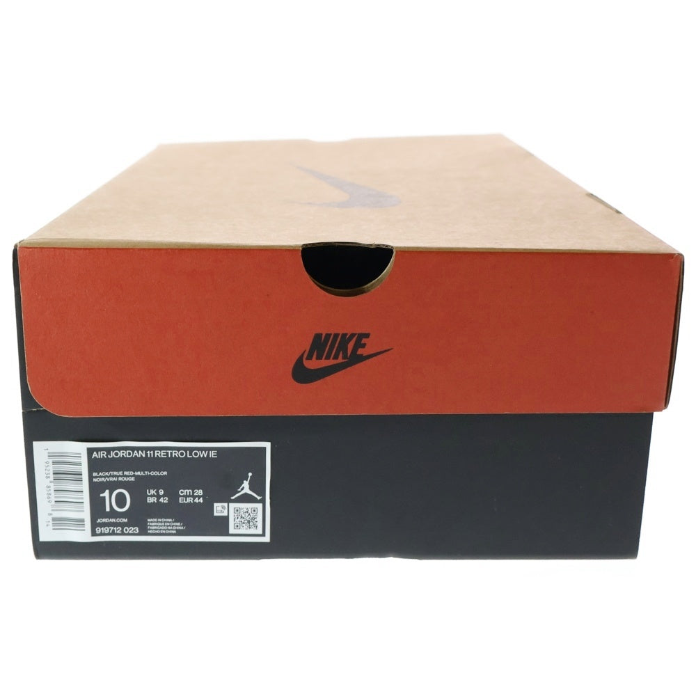 NIKE(ナイキ) AIR JORDAN 11 RETRO LOW IE 919712-023 エアジョーダン11 ローカットスニーカー ブラック/レッド US10/28cm
