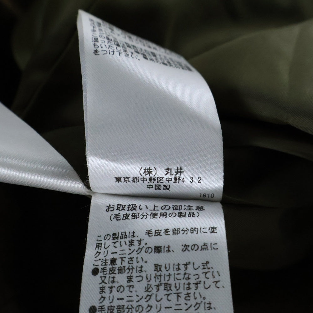 NO BRAND(ノーブランド) ru ミドル丈 マルチポケット コート ブラウン レディース