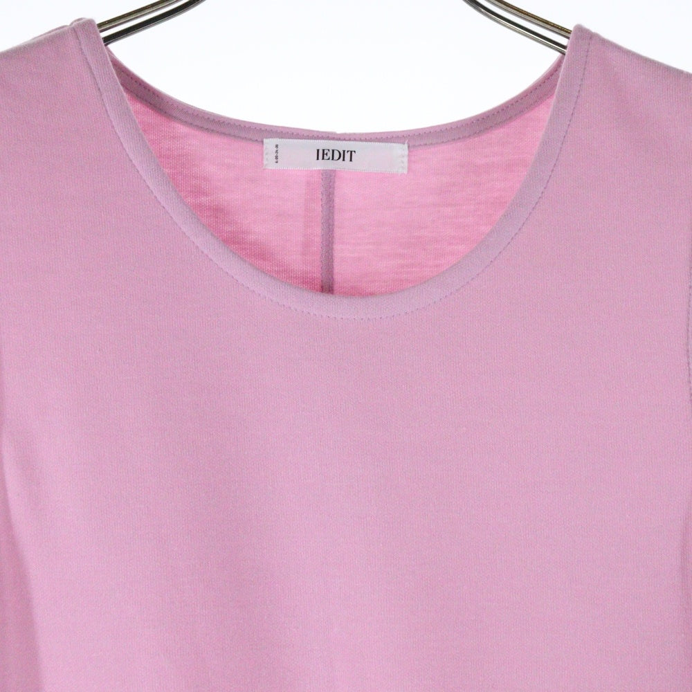 NO BRAND(ノーブランド) IEDIT イディット ノースリーブワンピース ピンク レディース