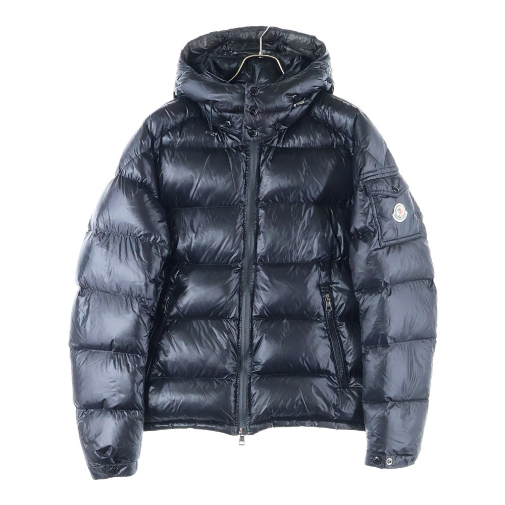MONCLER(モンクレール) ZIN GIUBBOTTO ダウンジャケット ロゴワッペン ナイロン ブラック