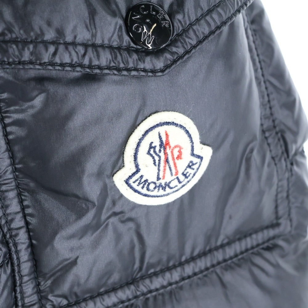 MONCLER(モンクレール) ZIN GIUBBOTTO ダウンジャケット ロゴワッペン ナイロン ブラック