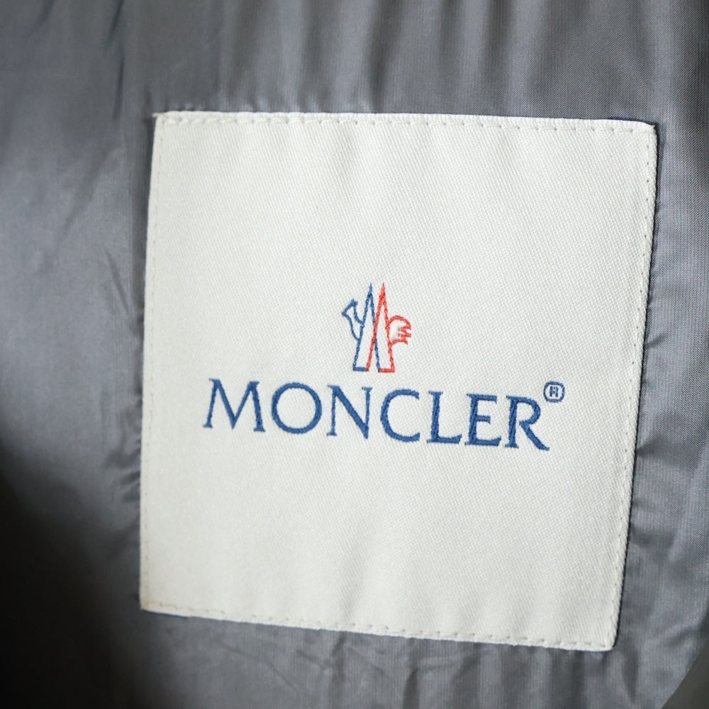MONCLER(モンクレール) ZIN GIUBBOTTO ダウンジャケット ロゴワッペン ナイロン ブラック