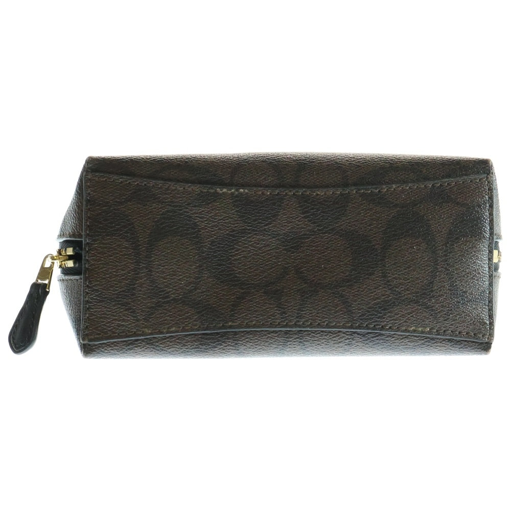 COACH(コーチ) シグネチャー コスメティック ポーチ ブラウン F53385