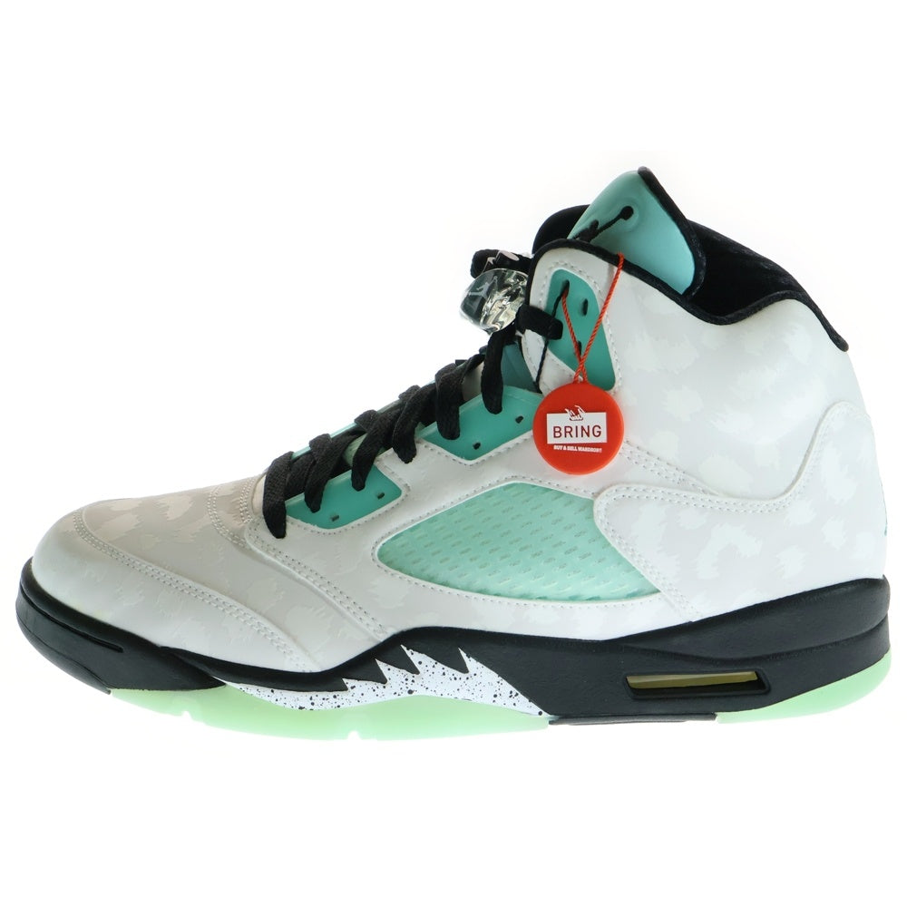 NIKE(ナイキ) AIR JORDAN 5 RETRO SNGL DY エアジョーダン5 レトロ ハイカットスニーカー ホワイト/ブルー US11/29cm