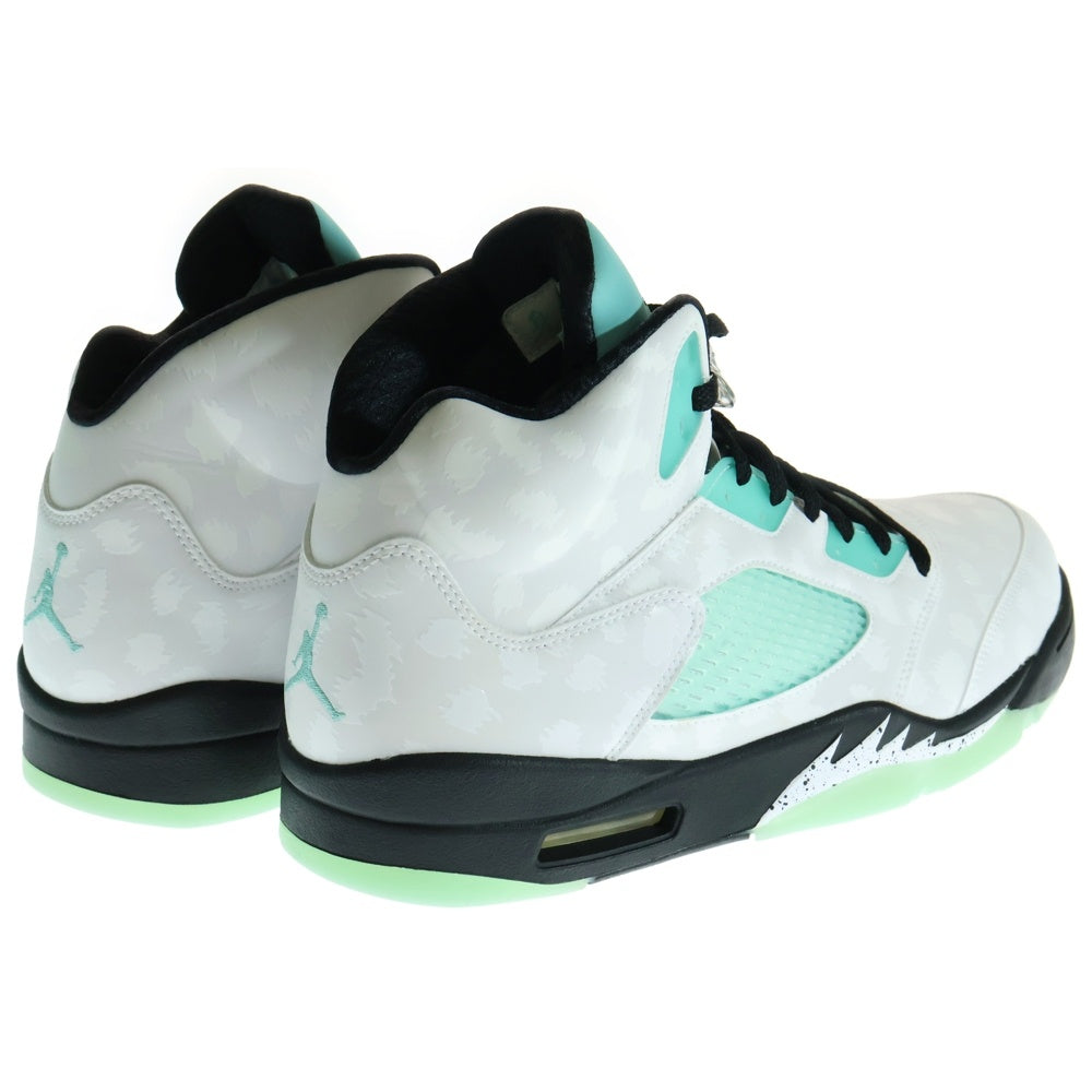 NIKE(ナイキ) AIR JORDAN 5 RETRO SNGL DY エアジョーダン5 レトロ ハイカットスニーカー ホワイト/ブルー US11/29cm