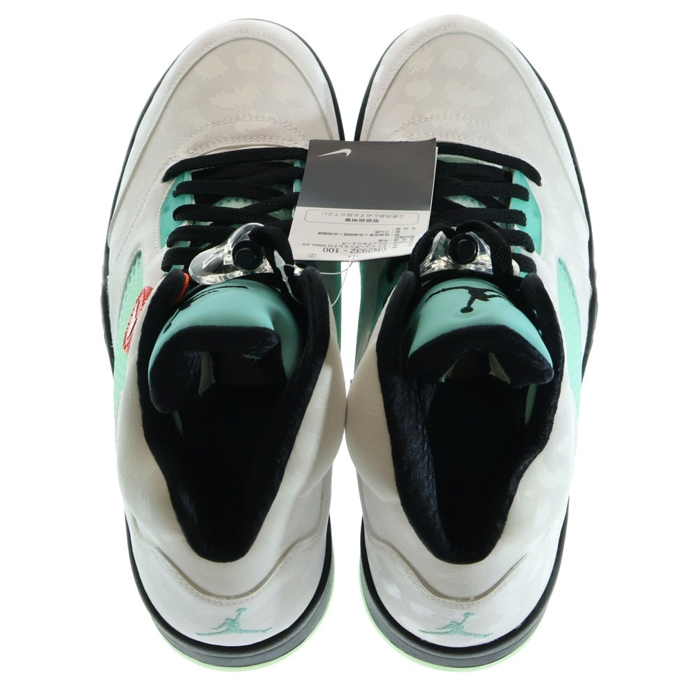 NIKE(ナイキ) AIR JORDAN 5 RETRO SNGL DY エアジョーダン5 レトロ ハイカットスニーカー ホワイト/ブルー US11/29cm