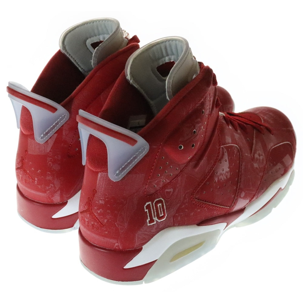 NIKE(ナイキ) ×SLAM DUNK AIR JORDAN 6 RETRO スラムダンク エアジョーダン6 ハイカットスニーカー レッド US11/29cm